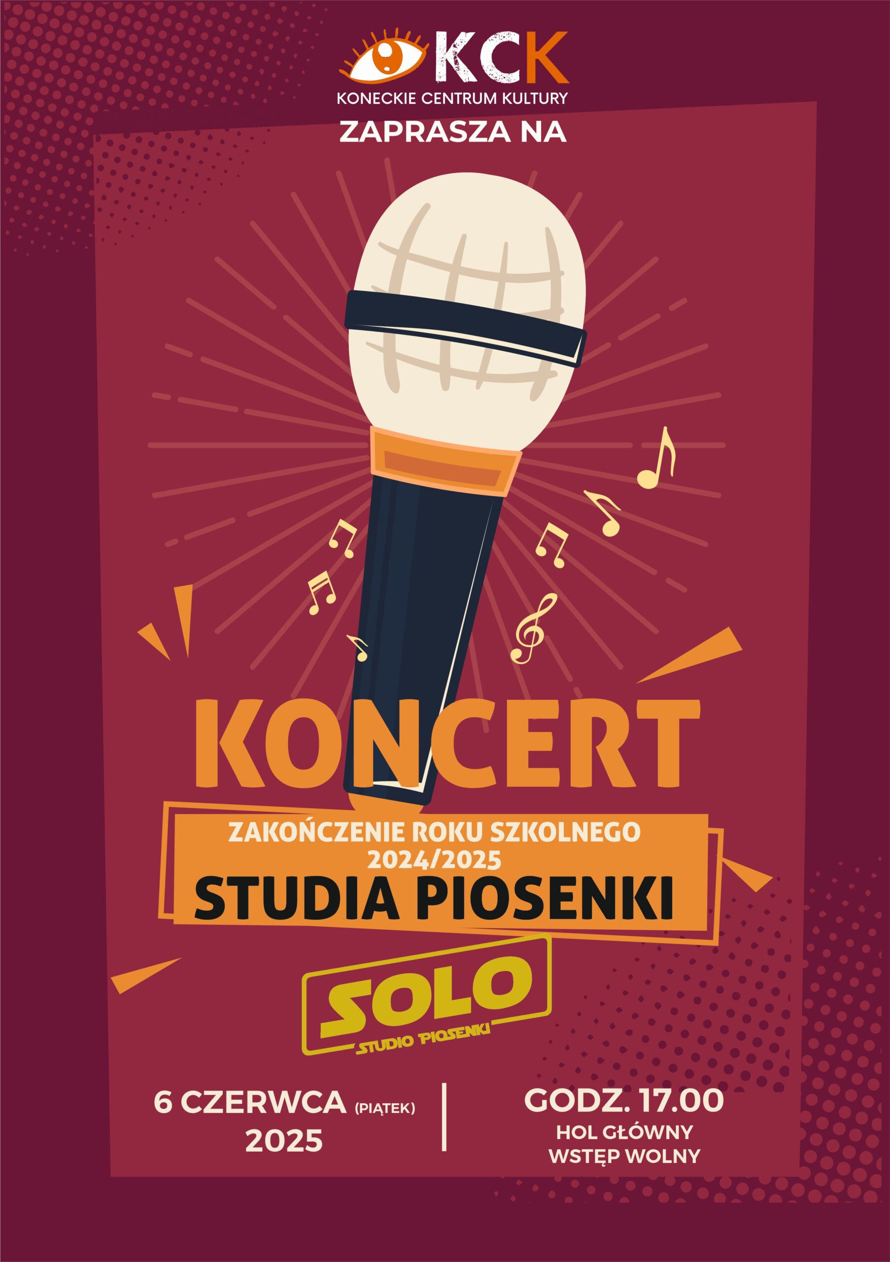 STUDIO PIOSENKI SOLO – Zakończenie Roku Edukacyjnego 2024/2025 STUDIO PIOSENKI SOLO – Zakończenie Roku Edukacyjnego 2024/2025