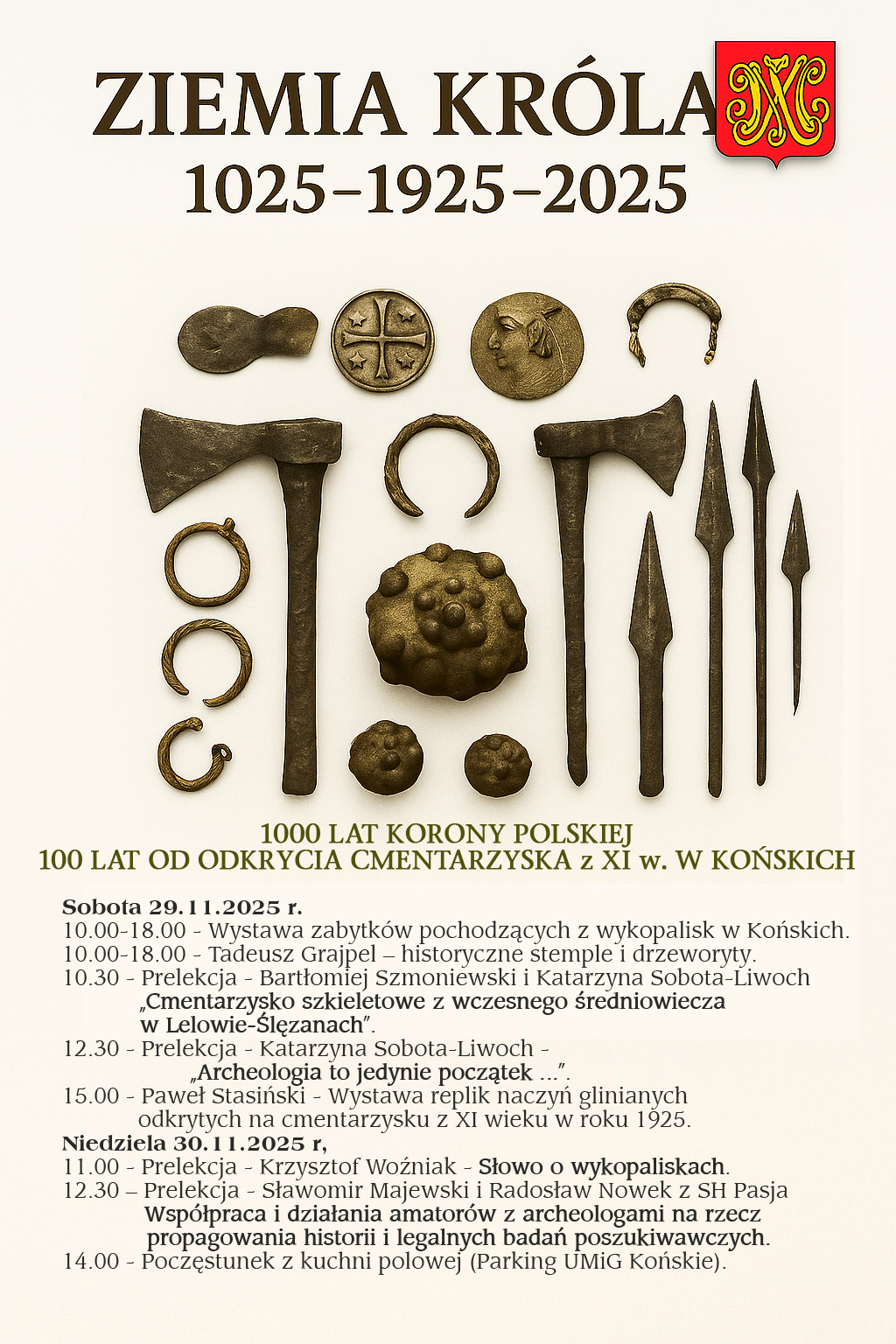 Plakat Ziemia króla program